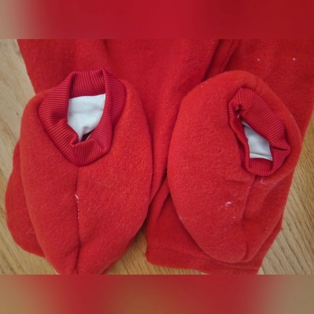 Rubies Smurfs Papa Costume‎ Red Pants Blue Shirt Hat Gloves Size 2T Halloween